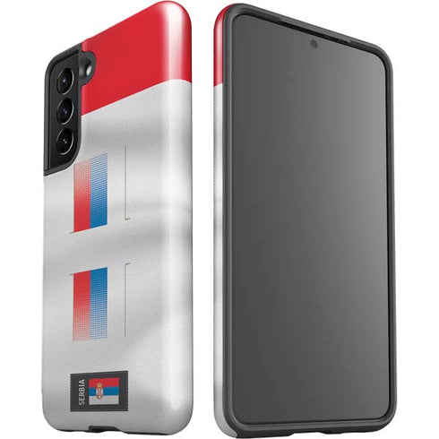 Serbia Soccer Flag Galaxy S21 5G Pro Case